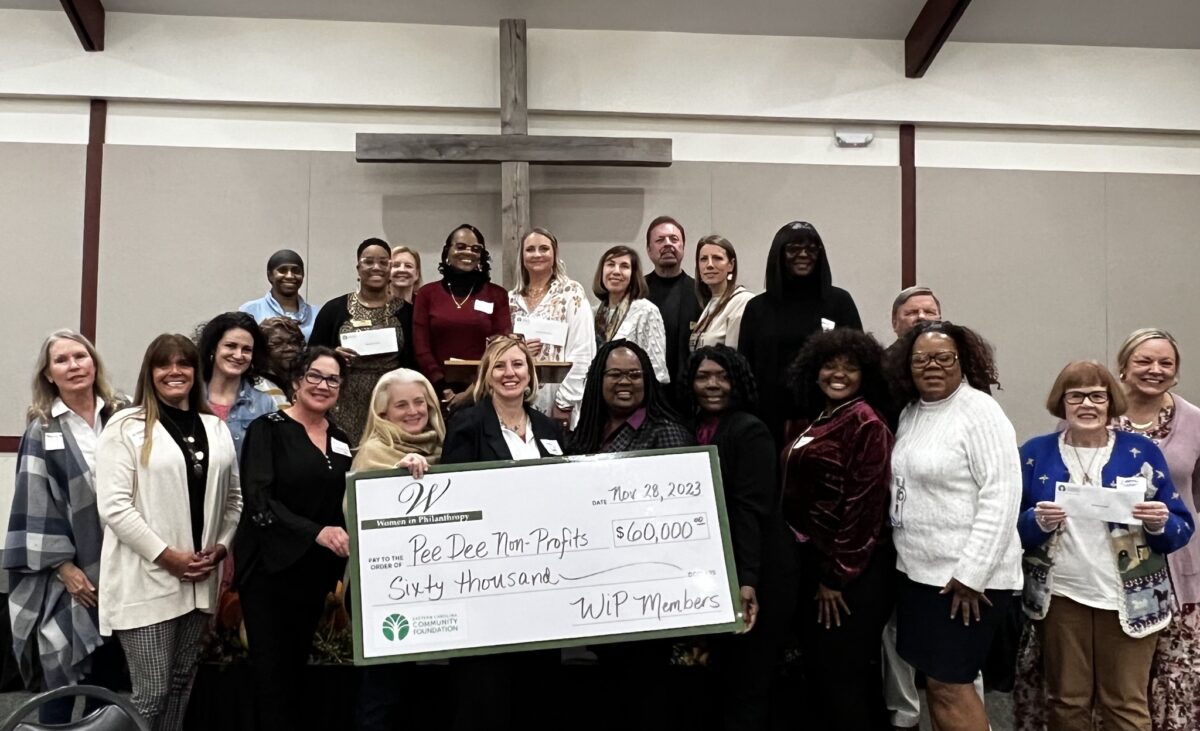 Award recipients for the 2023 Grant Awards by the Eastern Carolina Community Foundation Women in Philanthropy Fund